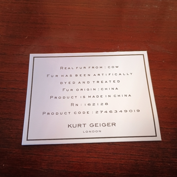 Kurt Geiger The Bond Top Calf Hair Handle Bag NWT - Picture 8 of 9